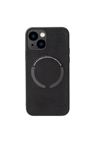 REDz Accessories Husă Magsafe, aspect Alcantara, compatibilă cu iPhone 14, în...