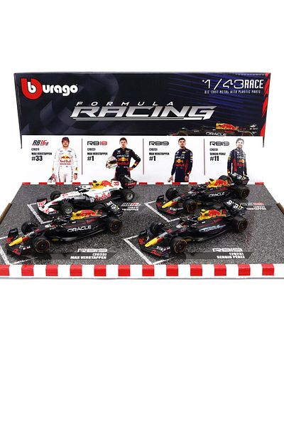 BBURAGO Red Bull Racing-4 Pack #18-38092
