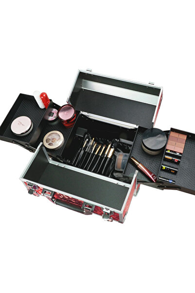 TECOS Professional cosmetic or storage bag, Tecos®, red, 30.5x20.5x25cm