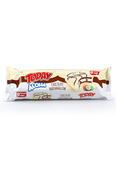 Elvan Aloha Mini Beyaz Çikolatalı Marshmallowlu 20 Gr. 8 Adet (1 Kutu)