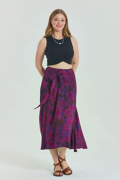Los banditos Gipe Waistband Large Size Skirt