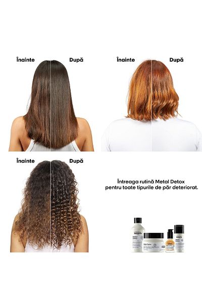 L'Oreal Paris Pachet : Sampon L'Oreal Professionnel Serie Expert Metal Detox pentru curatarea metalelor din par