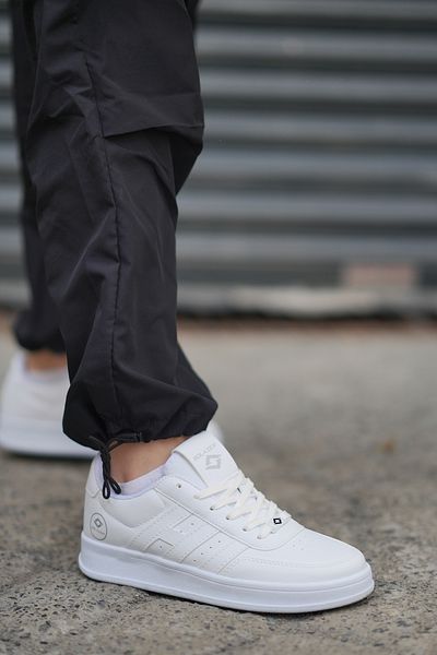 SOLAZER Pantofi sport albi pentru femei, pentru mers zilnic, 037