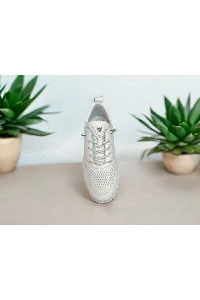 Voyager Women's Inner and Outer Genuine Leather Poly Sole Rubber Lace up Orthopedic Daily Shoes