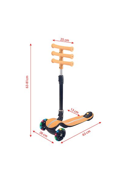 ACTION ONE Ilusion folding scooter with light-up wheels