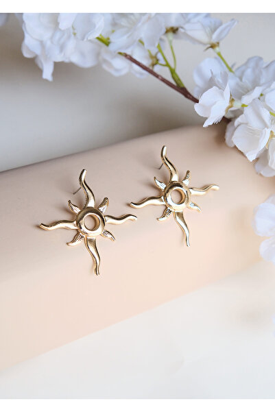 AURRARİ Gold Büyük Yıldız Küpe