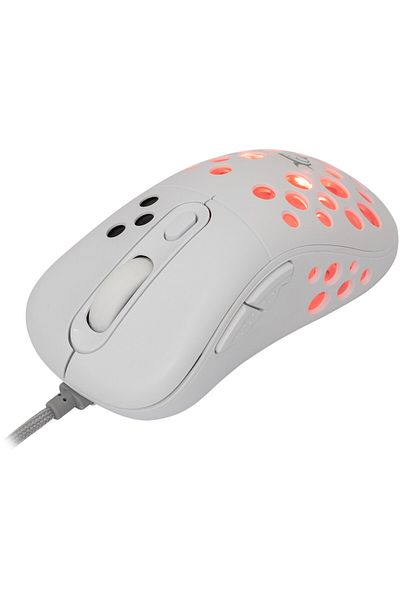 WHITE Mouse Gaming cu fir White Shark AZRAEL