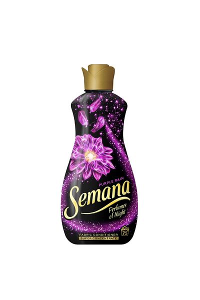 Semana Purple Rain Night Fragrance Fabric Softener, 1.65 L, 66 Washes