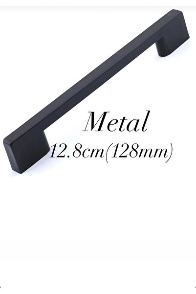 DEKOKAP Nobel 1.Sınıf Metal Köprü Kulp 128mm(12.8cm) Mat Siyah Mobilya Mutfak...
