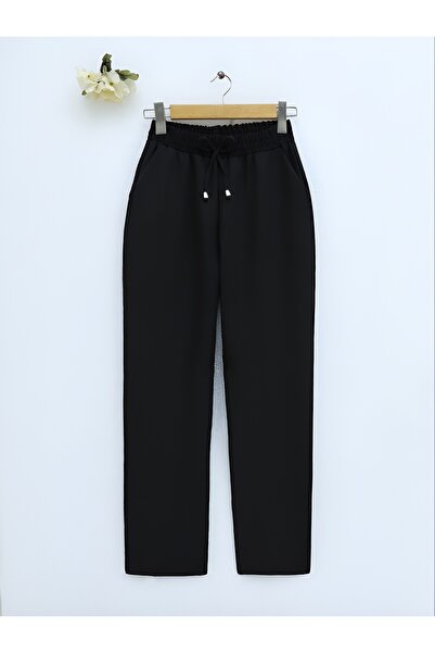 MACMODA Elastic Waist Hijab Trousers