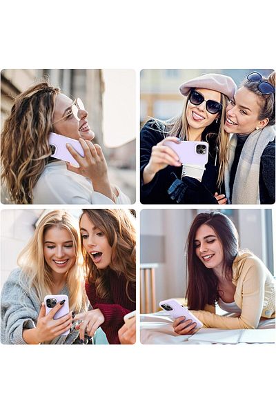 Generic Silicone Case Cover Compatible with iPhone 13 pro , Ultra Slim Fit with Full Body Protection
