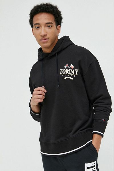 Tommy Jeans Hanorac barbati Tommy Jeans DM0DM15023 Negru L INTL