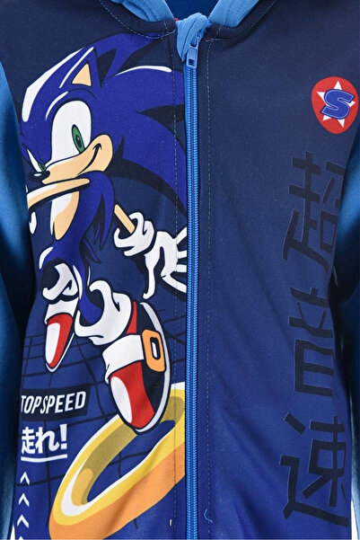 Sonic Hanorac Ariciul Sonic HW1184 Albastru 104 CM