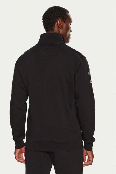 La Martina Bluza sport pentru barbati cu fermoar La Martina ZMF301 Negru XL INTL