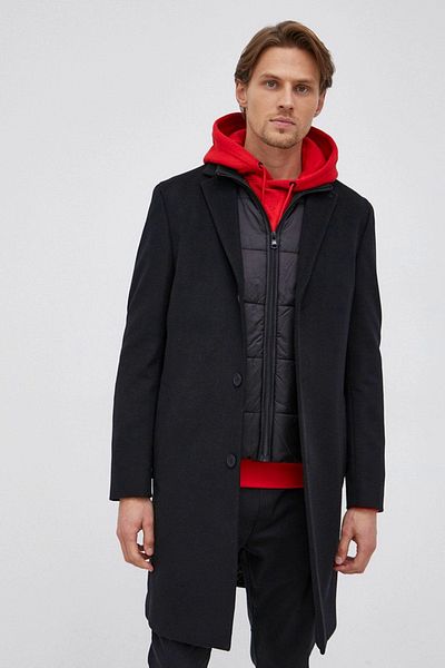 Calvin Klein Palton de lana CK K10K107424 Negru L INTL