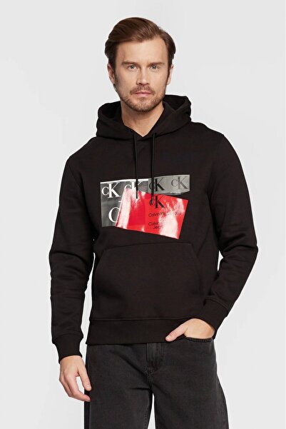 Calvin Klein Jeans Ανδρικό φούτερ CKJ J30J322674 Μαύρο L INTL