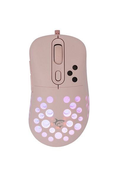 WHITE Mouse Gaming cu fir White Shark AZRAEL