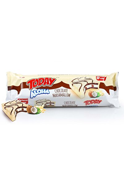 Elvan Aloha Mini Beyaz Çikolatalı Marshmallowlu 20 Gr. 8 Adet (1 Kutu)
