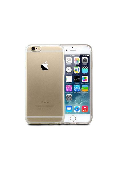 REDz Accessories Carcasă din silicon compatibilă cu iPhone 6, compatibilă cu iPhone 6S slim, protecție A+, transparentă