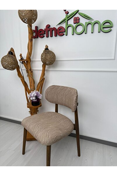 Defne Home bohem sandalye kılıfı Vizon