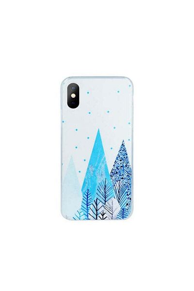 REDz Accessories Carcasă din silicon compatibilă cu iPhone XS Max model Winter Wonder, antișoc, TPU