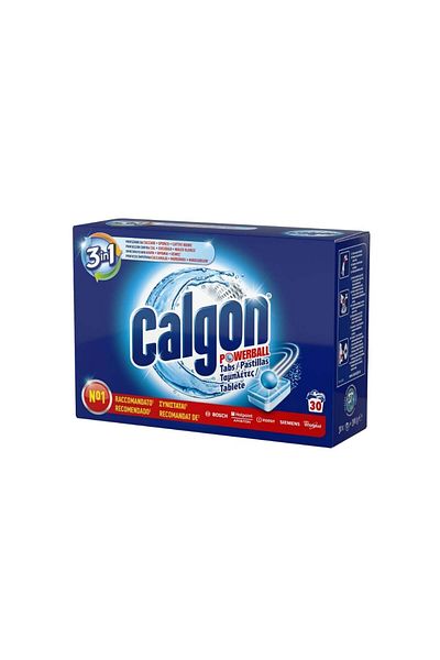 Calgon Tablete Anticalcar Pentru Masina De Spalat Powerball 3in1, 30 Spalari
