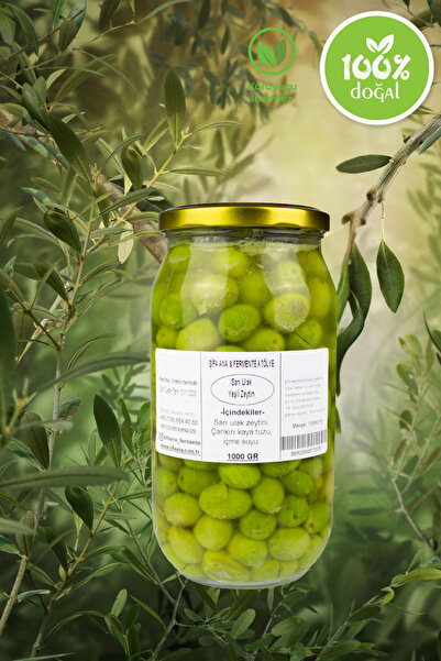 ŞİFA ANA Sarı Ulak Yeşil Zeytin (Taş kırma) (1000CC)