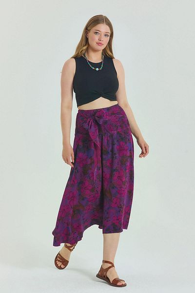 Los banditos Gipe Waistband Large Size Skirt