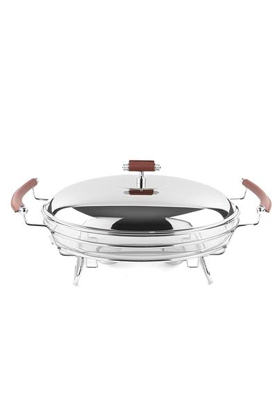 Mikasa Moor Nappa Glass Cover Oval Service 46X30X20Cm P279. 351809