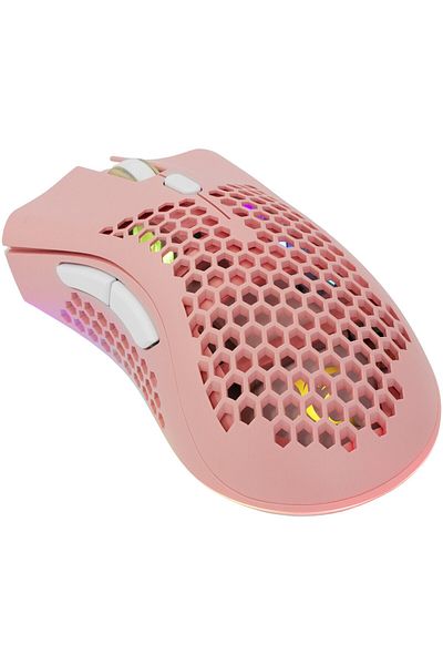 WHITE Mouse Gaming Wireless White Shark LIONEL