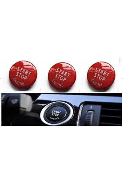 gkl BMW START STOP DÜĞME KAPAĞI KIRMIZI BMW E60 E90 E84 E70 E71 E72 613191549...