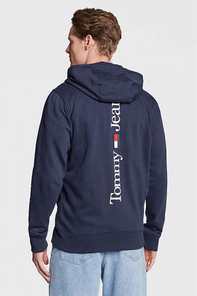 Tommy Jeans Bluza Tommy Jeans Back Linear Regular Fit, Bleumarin 2XL INTL