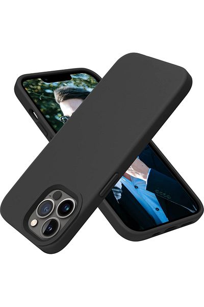 Generic Silicone Case Cover Compatible with iPhone 13 pro , Ultra Slim Fit with Full Body Protection
