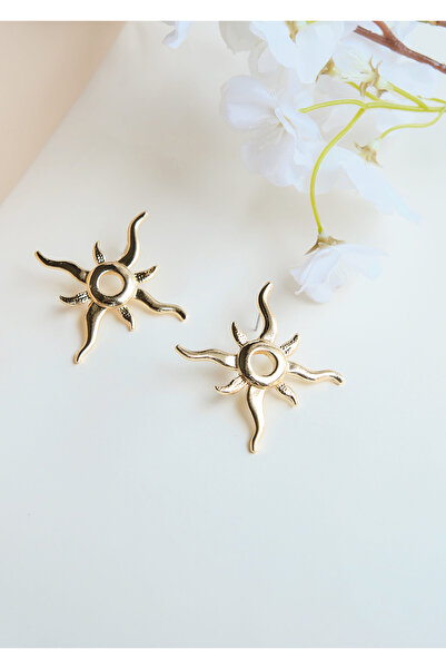 AURRARİ Gold Büyük Yıldız Küpe