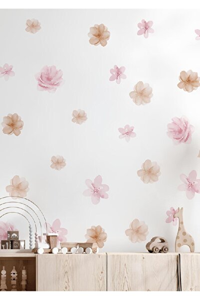 WALLHUMAN Floral Wall Çocuk Odası Duvar Stickeri