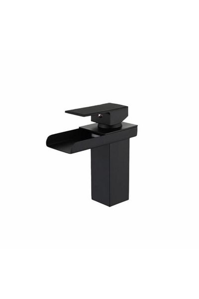 TAFASSELL Automatic Waterfall Basin Faucet Short Black NE-16137 3B