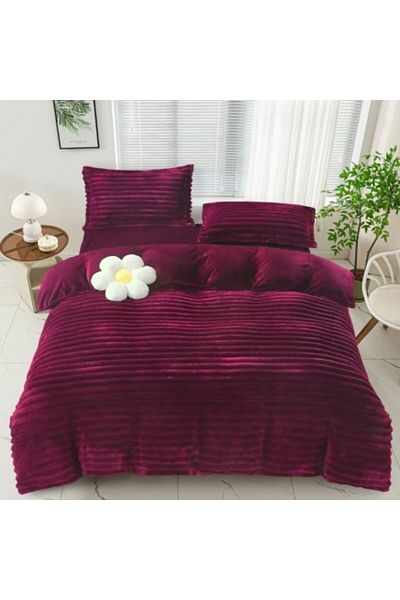 Pucioasa Cocolino Line bed linen, duvet cover 200x230cm, Bordeaux