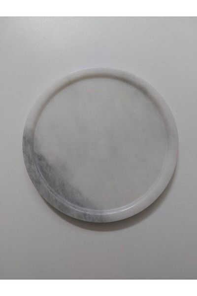 Mudo Concept Tava de baie din marmura Gri Alb - 27x27x2 cm