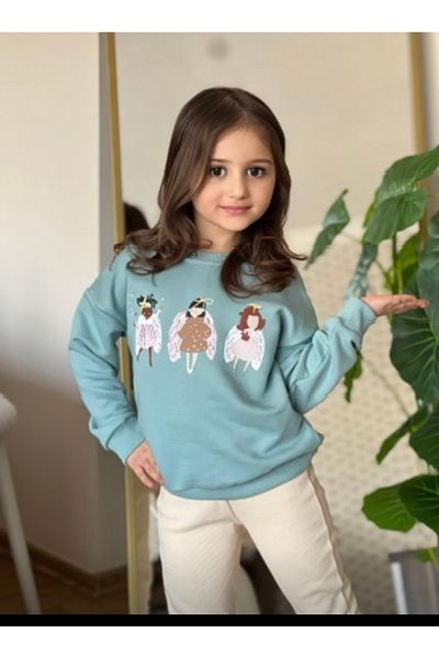 Yusuf Kids بدلة بناتي مطبوعة للأطفال