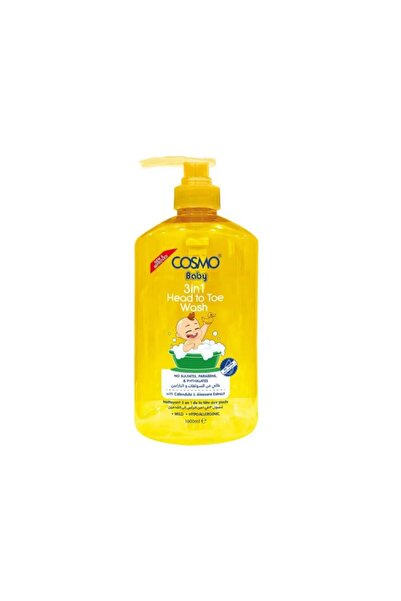 Cosmo 3-in-1 Head-to-Toe Baby Wash for Sensitive Skin – 1000 ml