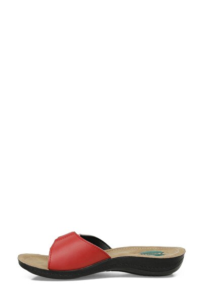 Polaris Yumuşak Tabanlı Kadın Ev Terliği – Kırmızı