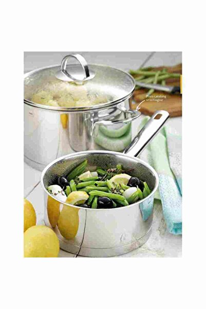 KELA Keck Lang Stainless Steel Cookware Pot Set 7 Pieces Cailin Glossy Surface
