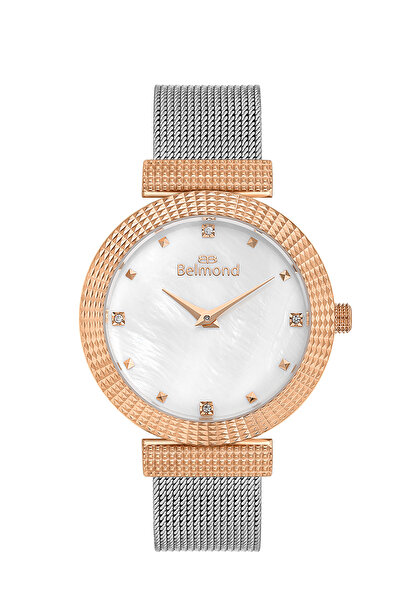 Belmond Srl1152.520 Silver & Gold Steel Cord Women Wrist Watch