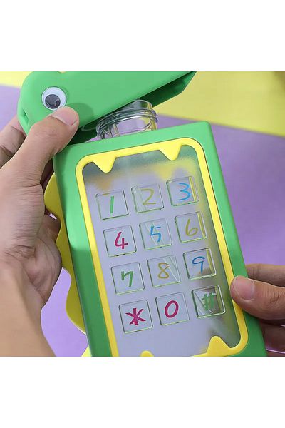 ACTIVEHOME -Dinosaur 480ml Leakproof Juice Drinking Cup Travel School Kids Water Bottle