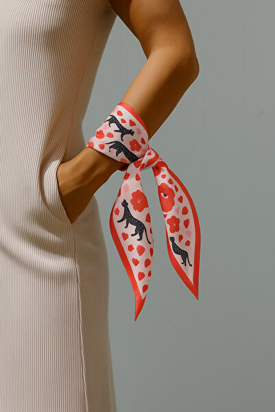 NOTHING Patterned Satin Scarf