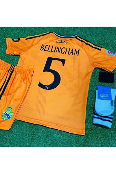 Ronson Real Madrid 2024/25 Yeni Sezon Jude Bellingham Deplasman Çocuk Forması...