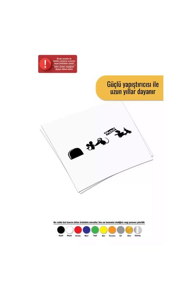 Generic Brand Mouse Hole -2 - Vehicle, Car, Laptop, Wall Compatible Sticker 1...