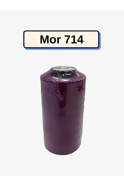 Yiğit Kumaş Purple Sewing Thread Number 120 Polyester Code:714