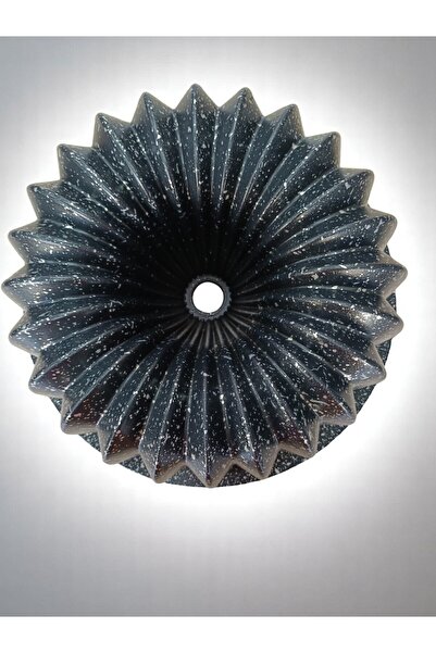 Alkar Casting Cake Mold Round Hanimeli̇ with Sliced 26 cm Black Color