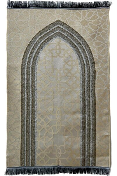 Generic Mini Pocket Portable Travel Prayer With Bag And Strip Islamic Mat Muslim Foldable Sajadah 3 Colors (